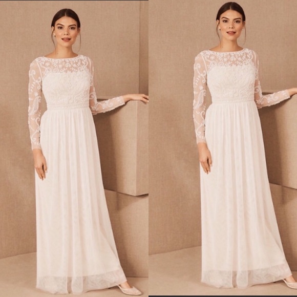 BHLDN Dresses & Skirts - Anthropologie x BHLDN Sinclair Embellished Dress